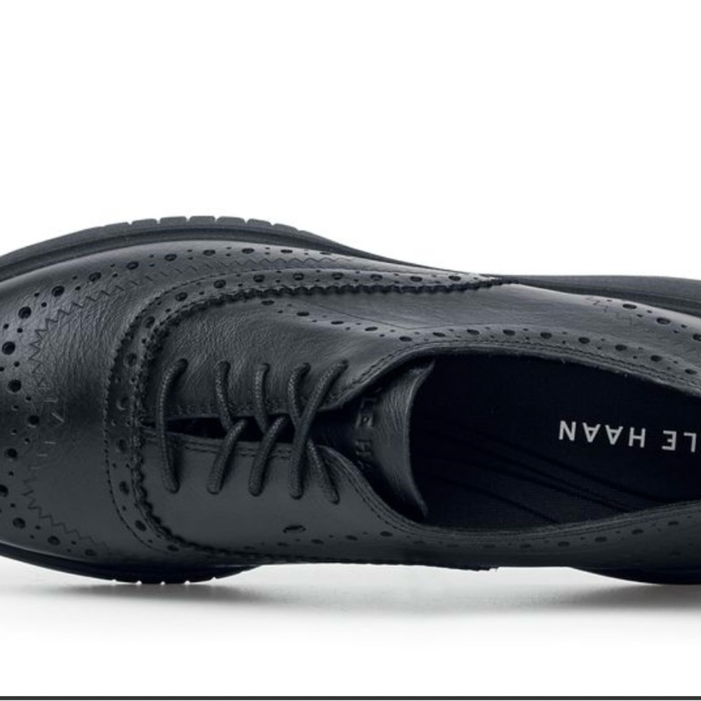 Cole Haan Classic Black Leather Oxfords